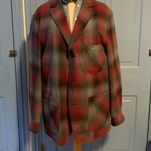 Pendleton Heritage Wool Smoking Jacket Large